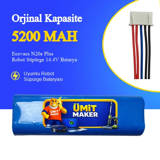 Ecovacs N20e Plus Robot Süpürge 5200 mAh Batarya ürün görseli 1