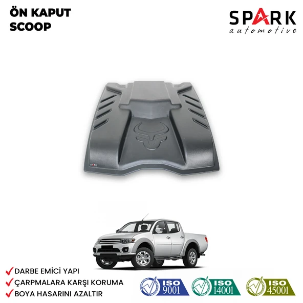 Mitsubishi L200 2007-2015 Yıl Aralığı Uyumlu Ön Kaput Scoop ürün görseli 1
