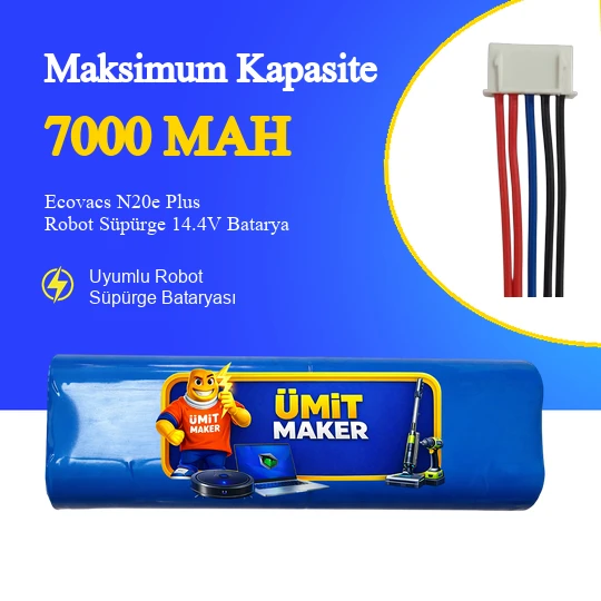 Ecovacs N20e Plus Robot Süpürge 7000 mAh Batarya ürün görseli 1