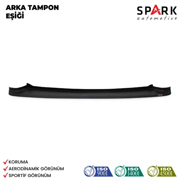 Peugeot Partner Tepee 2015-2018 Yıl Aralığı Uyumlu Arka Tampon Eşiği Mat ürün görseli 1