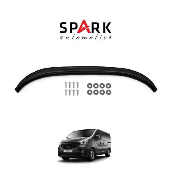 Renault Trafic 2014-2019 Yıl Aralığı Uyumlu Ön Tampon Lip Siyah ürün görseli 1