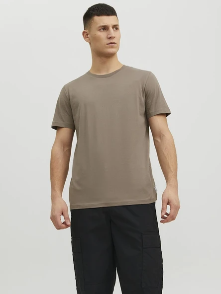 JACK JONES Erkek Bisiklet Yaka Tişört 12156101 ürün görseli 1