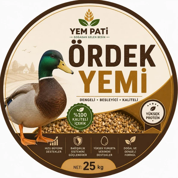 YEM PATİ ÖRDEK YEMİ ÖZEL 10 KG ürün görseli 1