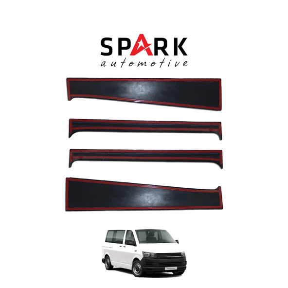Volkswagen Transporter T6 2015-2020 Yıl Aralığı Uyumlu Ön Direk Kaplama 4 Parça ürün görseli 1