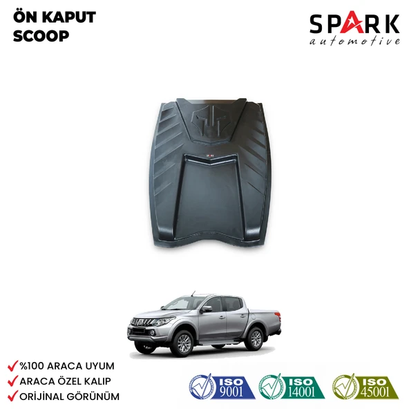 Mitsubishi L200 2015-2019 Yıl Aralığı Uyumlu Ön Kaput Scoop ürün görseli 1