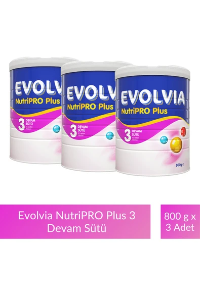 Nutripro Plus 3 Devam Sütü 800 gr X 3 Adet ürün görseli 1