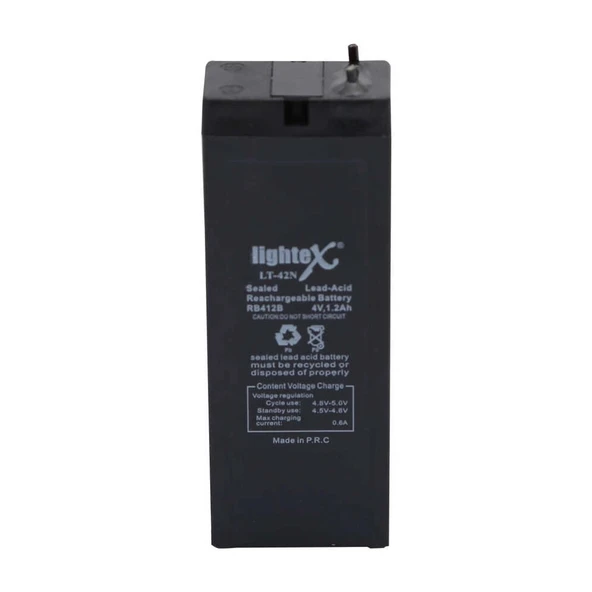 Lightex Lt-42 4v 1.2ah Işıldak Fener Aküsü ürün görseli 1