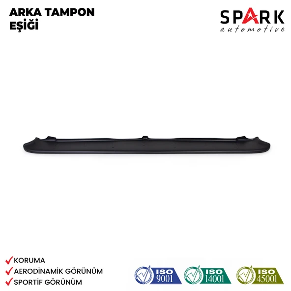 Renault Trafic 2001-2014 Yıl Aralığı Uyumlu Arka Tampon Eşiği Mat ürün görseli 1