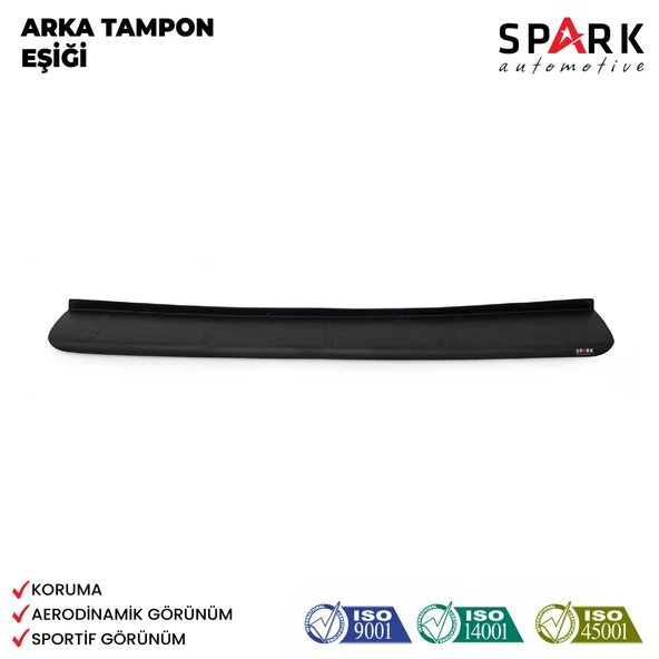 Peugeot Partner Tepee 2019 Yılı Ve Sonrası Uyumlu Arka Tampon Eşiği Mat ürün görseli 1