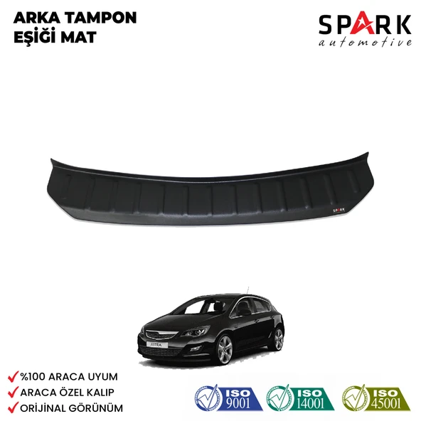 Opel Astra J Hatchback 2012-2018 Yıl Aralığı Uyumlu Arka Tampon Eşiği Mat ürün görseli 1