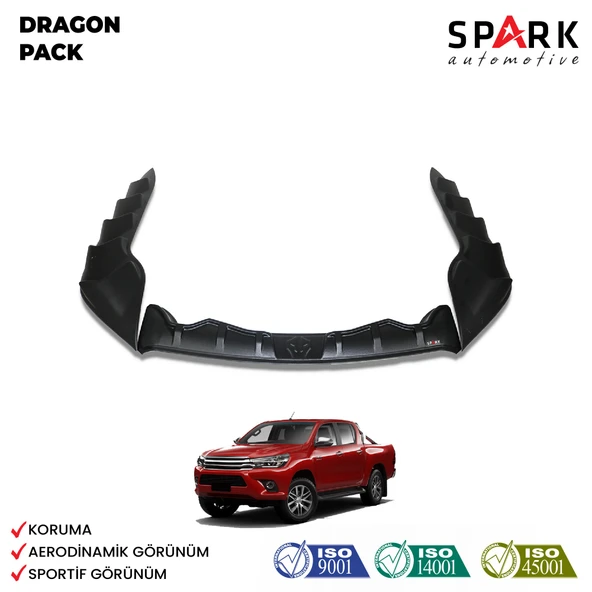 Toyota Hilux 2015-2020 Yıl Aralığı Uyumlu Dragon Pack 3 Parça ürün görseli 1