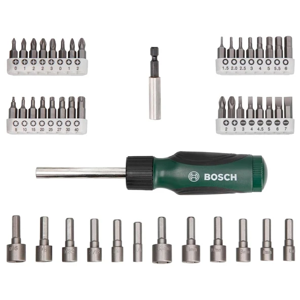 Bosch 2607019504 46 Parça Cırcırlı Tornavida Seti - Resim 4