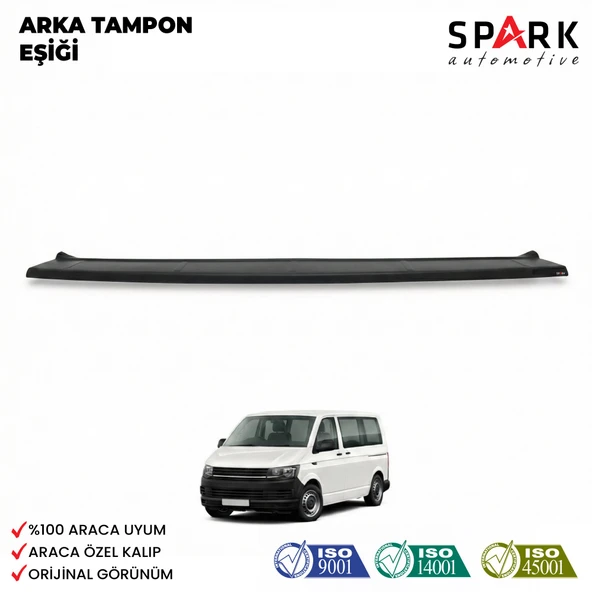 Volkswagen Transporter T6 2015-2020 Yıl Aralığı Uyumlu Arka Tampon Eşiği Mat ürün görseli 1