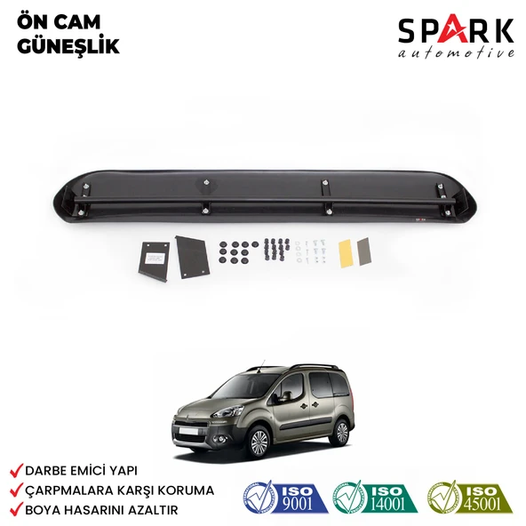 Peugeot Partner Tepee 2009-2015 Yıl Aralığı Uyumlu Ön Cam Güneşlik ürün görseli 1