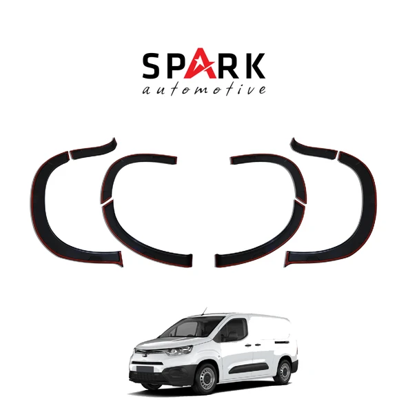 Toyota Proace City 2019- Yılı ve Sonrası Uyumlu Çamurluk Dodik 8 Parça ürün görseli 1