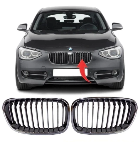 Bmw F20 2011-2015 Ön Panjur Seti Krom Sport 51137262117/18 ürün görseli 1