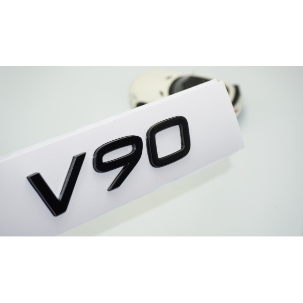 DK Tuning V90 Siyah ABS 3M 3D Bagaj Yazı Logo Volvo İle Uyumlu ürün görseli 1