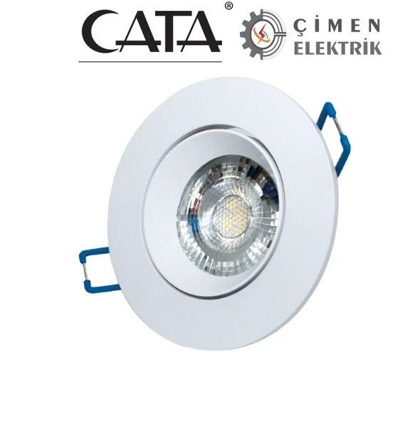 CATA CT 5256 Beyaz Kasa Led Spot 8W 6400K Beyaz Işık ürün görseli 1