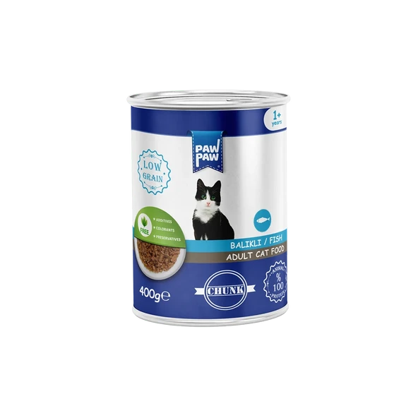 PAW PAW KEDİ MAMASI YAŞ KONSERVE ürün görseli 1
