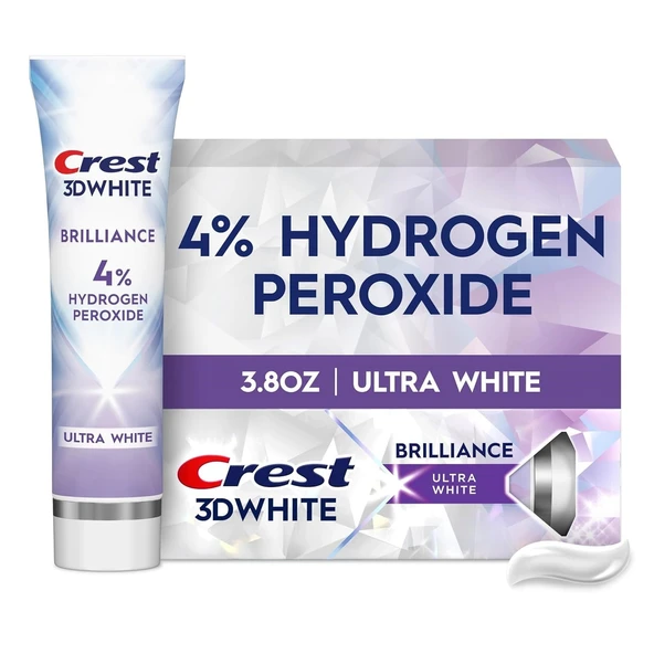 Crest 3D White Brilliance Pro Ultra White Beyazlatıcı Diş Macunu 107GR ürün görseli 1