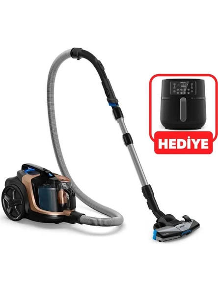 PHİLİPS XB-7151/07 TOZ TORBASIZ ELEKTRİKLİ SÜPÜRGE + HD9285/96 HEDİYELİ AİRFRYER ürün görseli 1