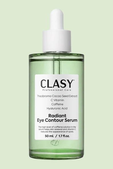 CLASY CARE Göz Çevresinde Koyuluk Ve Çizgilere Karşı Göz Serumu, Kafein Ve Hyaluronik Asit ürün görseli 1