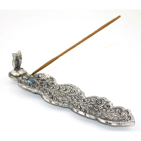 Metal Kayık Baykuş Tasarımı Tütsülük ürün görseli 1