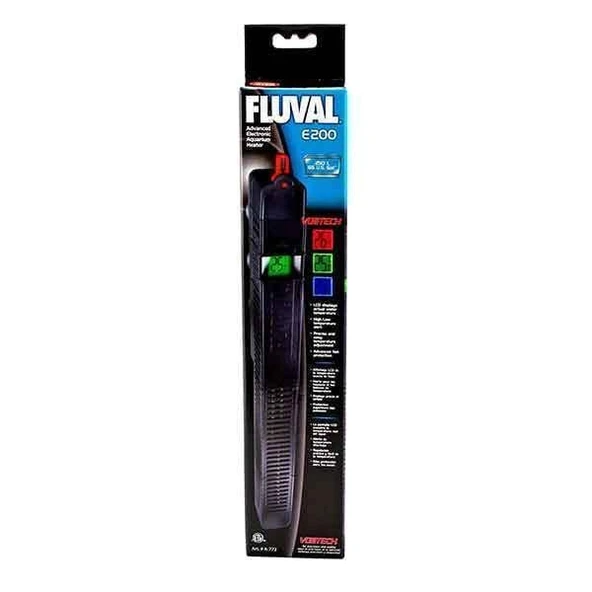 Fluval E200 Dijital Ekranlı Akvaryum Isıtıcısı 200W ürün görseli 1