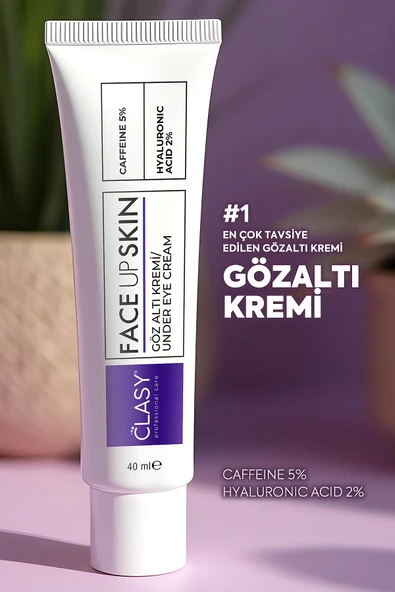 CLASY CARE Face Up Skin Göz Altı Kremi, Göz Altı Morlukları Ve Göz Altı Nemlendirici 40ml ürün görseli 1