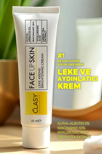 CLASY CARE Face Up Skin Aydınlatıcı Leke Kremi, Leke Karşıtı, Siyah Nokta 40ml ürün görseli 1