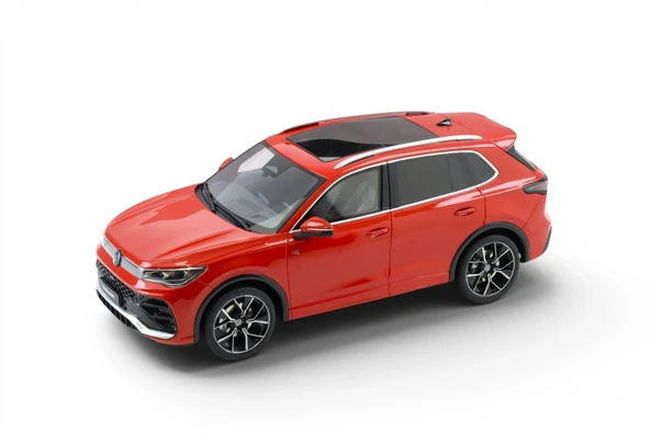 Otto Models OT489 1/18 VOLKSWAGEN VW Tiguan E TSI R-Line Permission Red Metallic 2024 ürün görseli 1