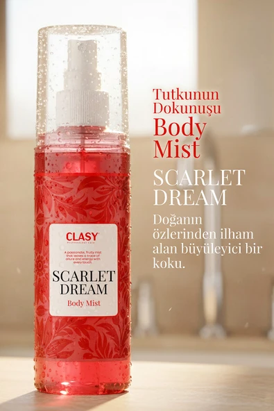 CLASY CARE Scarlet Dream Body Mist ürün görseli 1