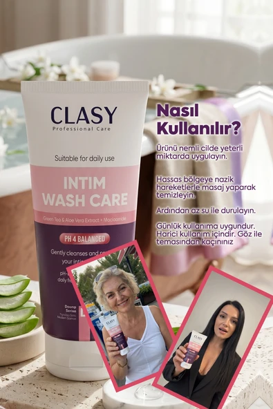 CLASY CARE İntim Wash Care 200ml - Resim 5
