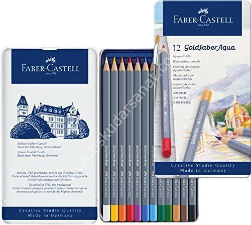 Faber Castell Aqua Goldfaber Boya Kalemi 12 li 114612 ürün görseli 1
