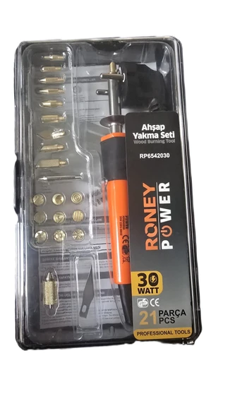 RONEY RONEY Ahşap Yakma Seti 30W 21 Parça RP6542030 ürün görseli 1