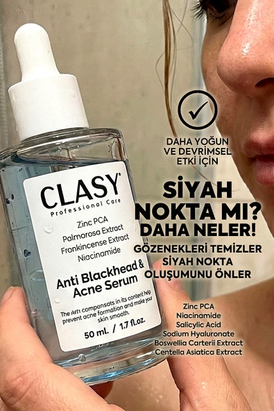 CLASY CARE Siyah Nokta Ve Karşıtı, Önleyici Serum, Niasinamid Ve Çinko ürün görseli 1