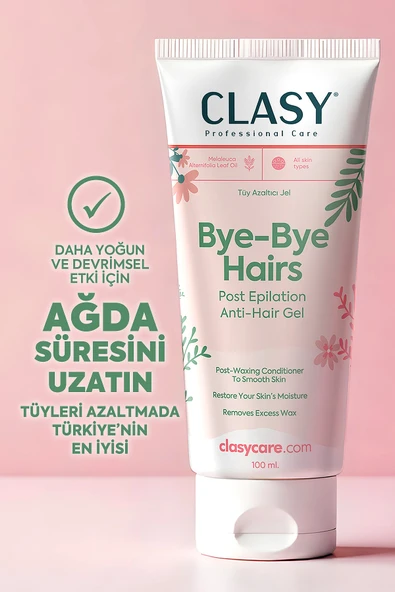 CLASY CARE Epilasyon Sonrası Tüy Dökücü Ve Azaltıcı Jel, Nemlendirici, 100ml ürün görseli 1