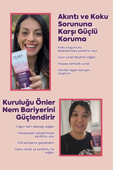 CLASY CARE İntim Wash Care 200ml - Resim 4