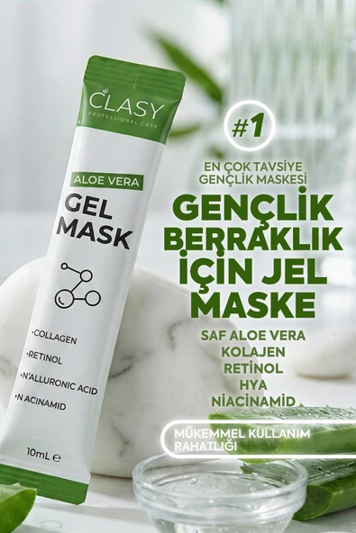 CLASY CARE Aloevera Gel Mask - Gençleştirici Jel Maske ürün görseli 1