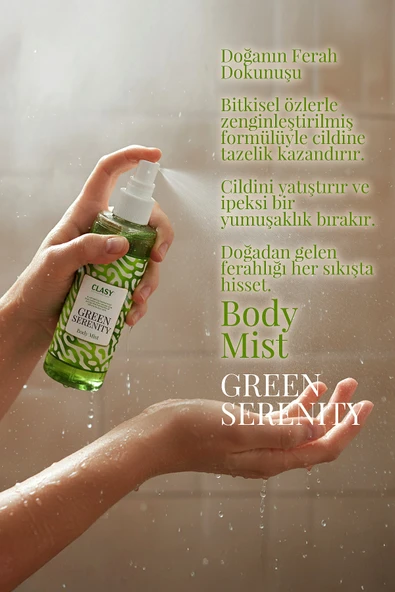 CLASY CARE Green Serenity Body Mist - Resim 2