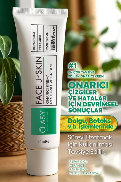 CLASY CARE Face Up Skin Gözenek Sıkılaştırıcı, Onarıcı, Kırışıklık Karşıtı Cilt Kremi 40ml ürün görseli 1
