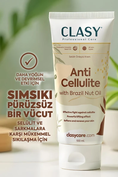 CLASY CARE Anında Sıkılaştırıcı Ve Selülit Önleyici Krem (ANTİ-CELLULİTE CREAM) ürün görseli 1