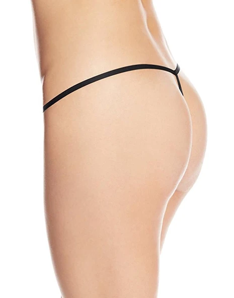 Siyah  Tül String Tanga TM1114 - Resim 2