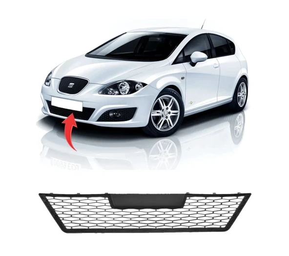 Seat Leon 2009-2012 Ön Tampon Orta Izgara 1P0853667C ürün görseli 1