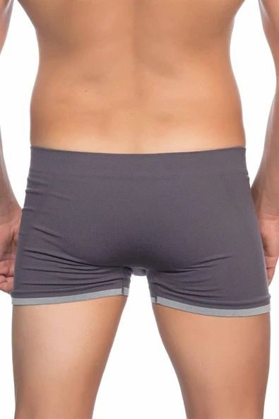 Antrasit MI Emay 2104 Soft Erkek Boxer - Resim 2