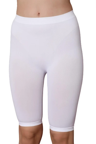 Beyaz MI Emay 3856 Soft Kapri Tayt ürün görseli 1