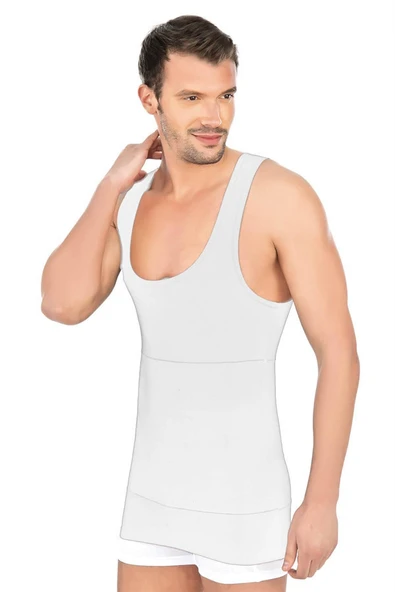 Beyaz MI Emay 1400 Modal Cotton Erkek Atlet Korse ürün görseli 1