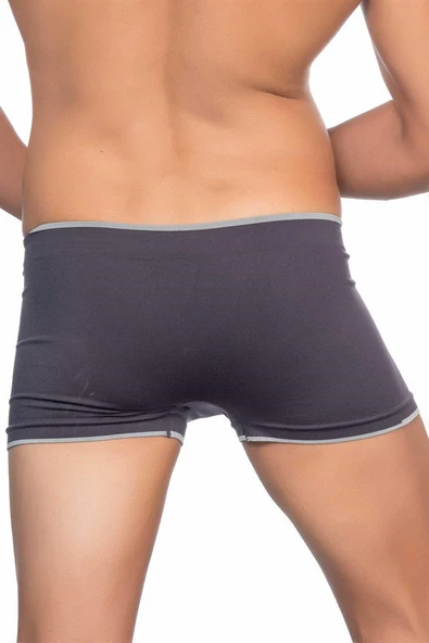 Antrasit MI Emay 2103 Soft Erkek Boxer - Resim 2