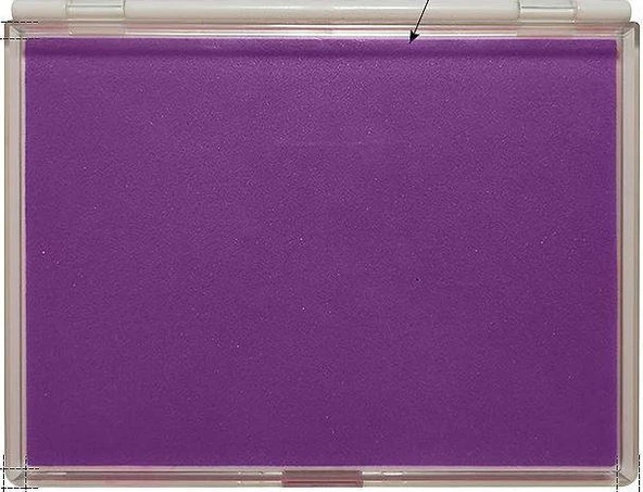 Büyük Boy Mor Istampa 165*127mm Su Bazlı Mürekkep Baskı Pedi ürün görseli 1