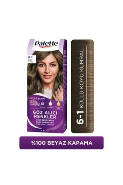 PALETTE  6-1 KÜLLÜ KOYU KUMRAL SAÇ BOYASI ( 1 ADET ) ürün görseli 1